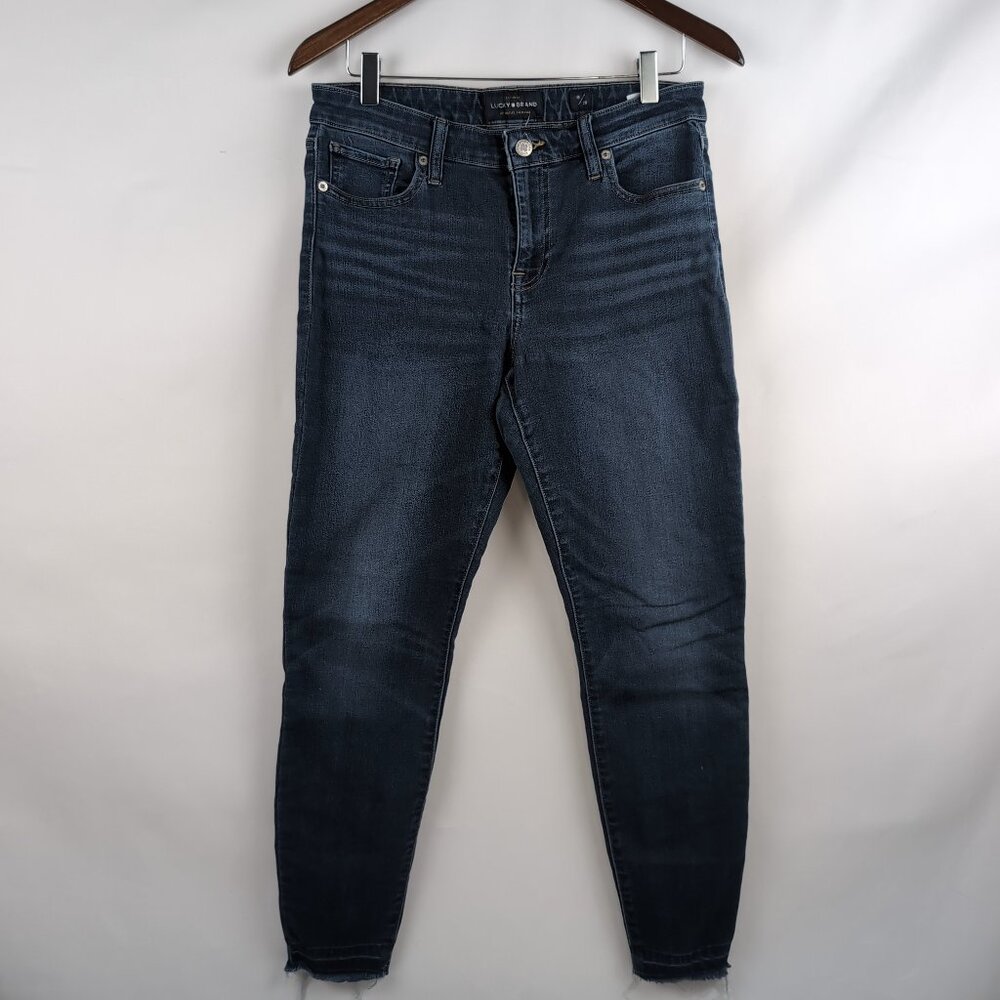 Lucky Brand Jeans Women's Blue AVA Legging Denim Jeans Style 7WP10009, Size 8/29